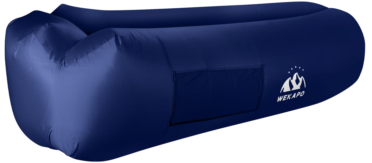 WEKAPO Inflatable Lounger Air Sofa,Navy