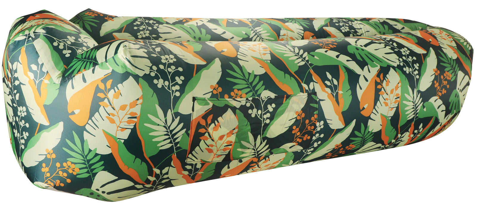 WEKAPO Inflatable Lounger Air Sofa,Green Leaf