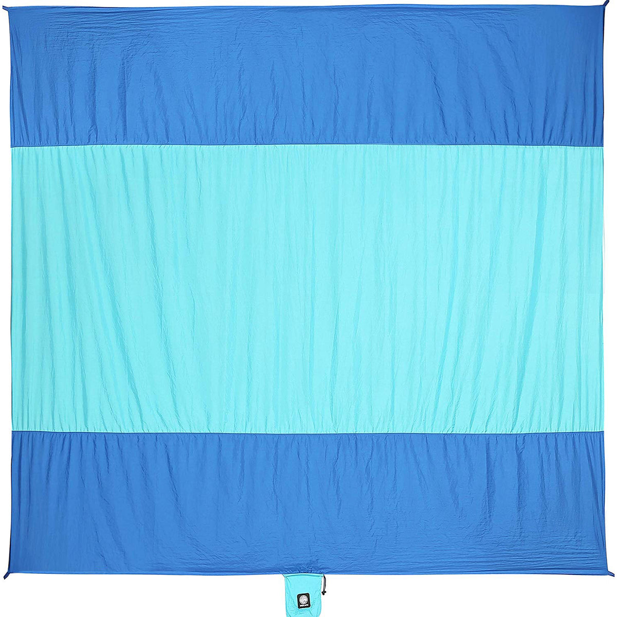 WEKAPO Sand Free Beach Blanket, Blue
