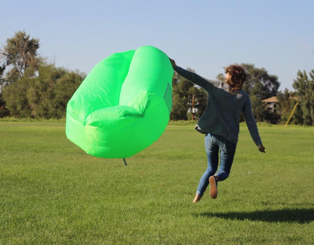 WEKAPO Inflatable Lounger Air Sofa,Green
