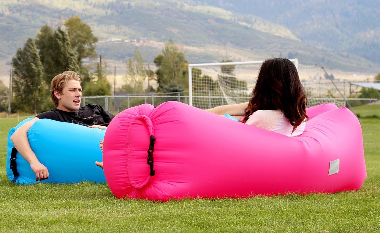 WEKAPO Inflatable Lounger Air Sofa, Rosa