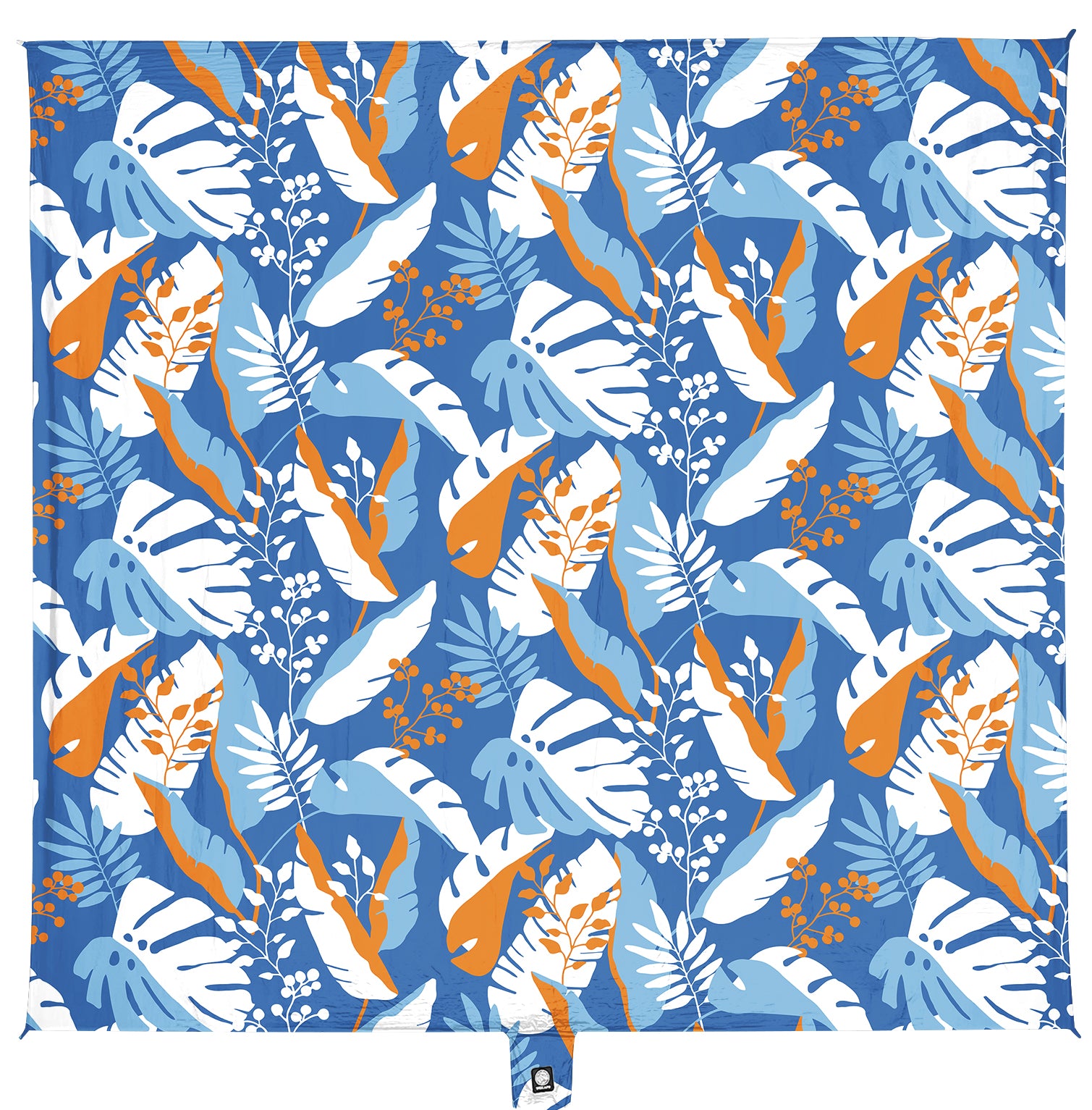 WEKAPO Sand Free Beach Blanket,Sea Leaves