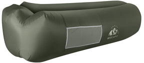 WEKAPO Inflatable Lounger Air Sofa,Olive Green