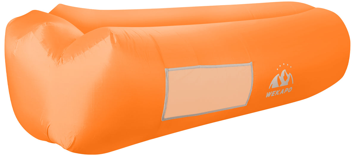 WEKAPO Inflatable Lounger Air Sofa,Orange