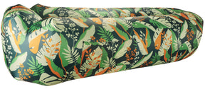 WEKAPO Inflatable Lounger Air Sofa,Green Leaf
