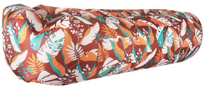WEKAPO Inflatable Lounger Air Sofa,Chocolate Leaf