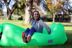 WEKAPO Inflatable Lounger Air Sofa,Green