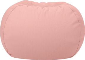 WEKAPO Stuffed Animal Storage Bean Bag Cover,Solid Pink