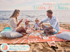 WEKAPO Sand Free Beach Blanket,Sea Turtle