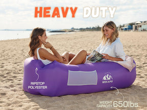 WEKAPO Inflatable Lounger Air Sofa,Purple