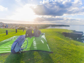 WEKAPO Sand Free Beach Blanket, Green