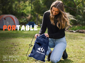WEKAPO Inflatable Lounger Air Sofa,Navy