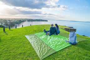 WEKAPO Sand Free Beach Blanket, Green