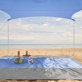 WEKAPO Beach Tent Sun Shelter,Periwinkle Blue
