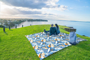 WEKAPO Sand Free Beach Blanket,Sea Leaves