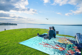 WEKAPO Sand Free Beach Blanket,  Ocean Wonderland