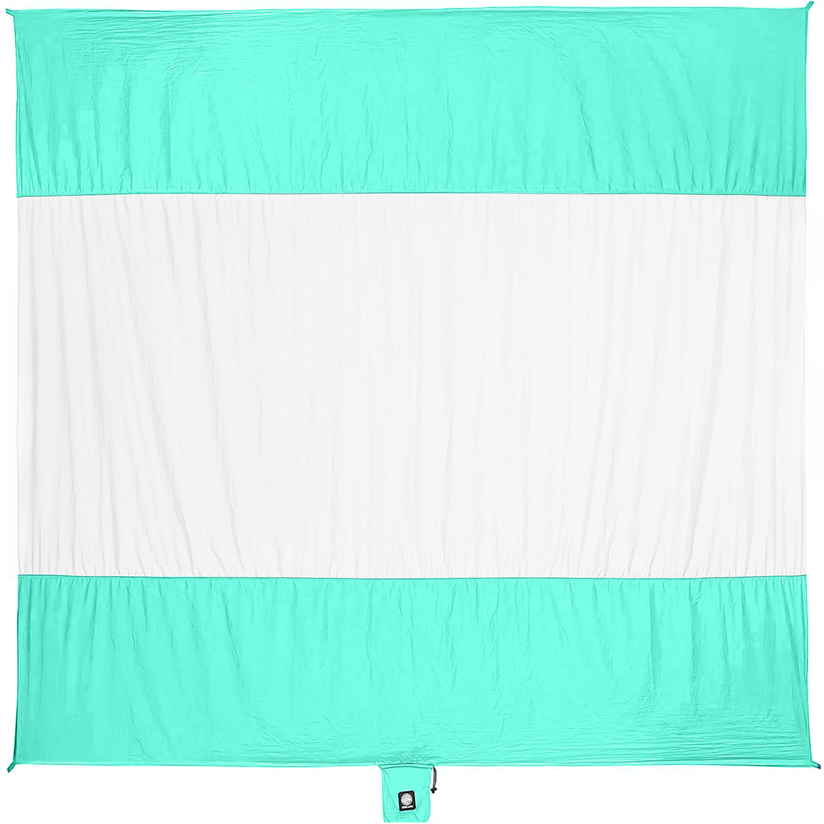 WEKAPO Sand Free Beach Blanket, Turquoise