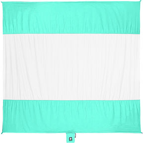 WEKAPO Sand Free Beach Blanket, Turquoise