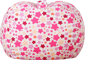 WEKAPO Stuffed Animal Storage Bean Bag Cover,Small star